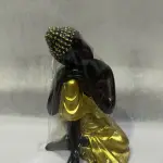 Black Sleeping Gautam Buddha Statue