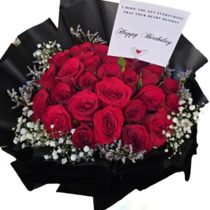 Scarlet Romance Bouquet