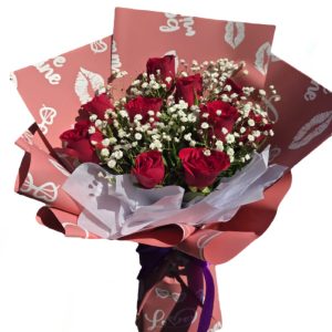 Crimson Elegance Bouquet