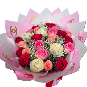 Tricolor Rose Bouquet